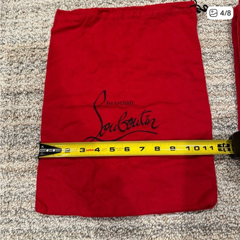 Christian Louboutin Red Logo Dust Bags - Picture 2 of 3